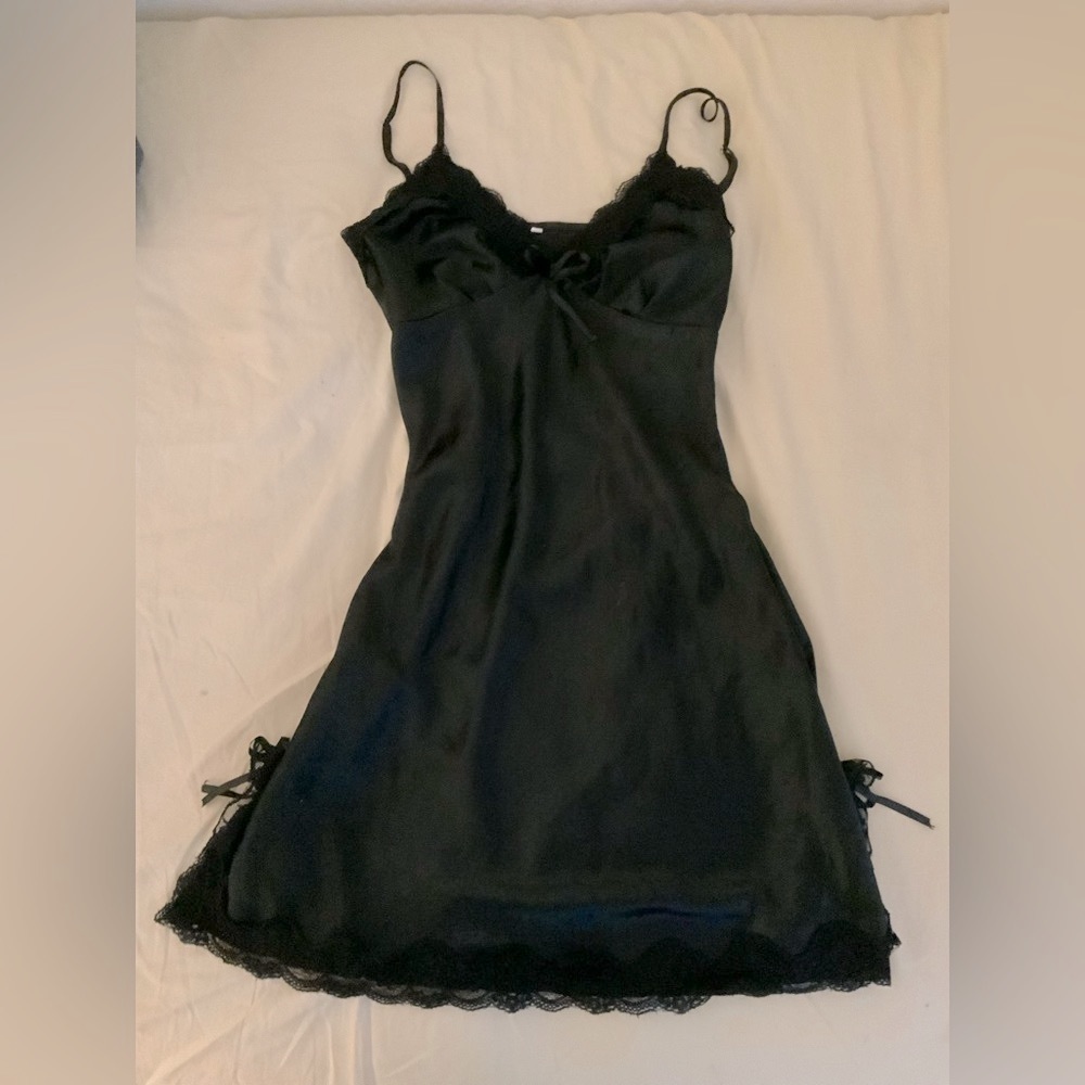 Black Laced NightGown